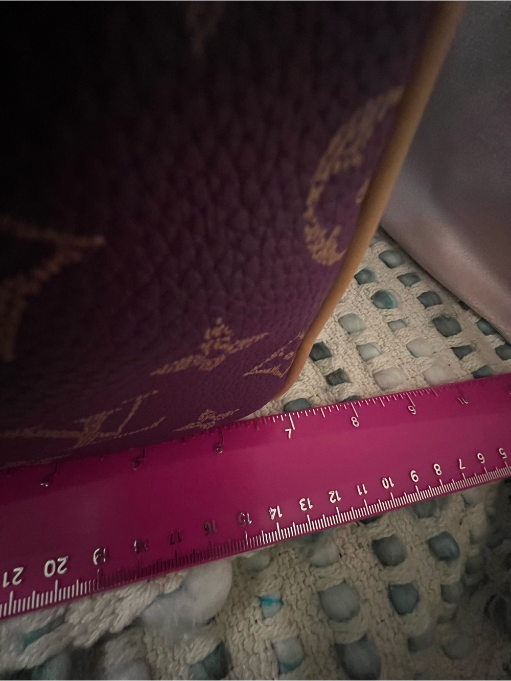 INSPIRED Purple Monogram Bandoulière Crossbody with Pouch - Picture 13 of 14